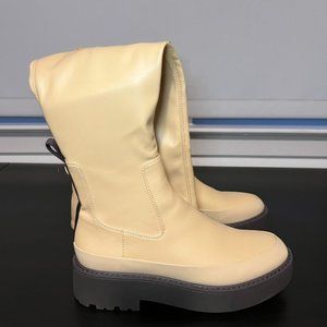 Franco Sarto Janna Women’s Crocodile Embossed Tall Over-the-Knee Boot